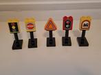 Lego Duplo Verkeersborden Set, Ophalen of Verzenden, Zo goed als nieuw, Complete set, Duplo
