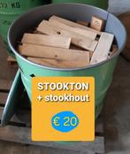 Stookton met stookhout - 200 liter, Minder dan 3 m³, Ophalen, Overige houtsoorten, Blokken