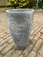 Bloempot / overpot hoogte 32 cm grijs, Kunststof, Minder dan 60 cm, Rond, Ophalen of Verzenden