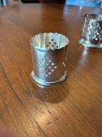 Verzilverd bekertje voor sigaretten, Ophalen of Verzenden