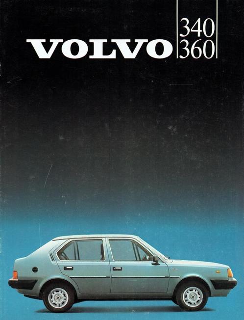 Folder Volvo 340 en 360 (1983), Boeken, Auto's | Folders en Tijdschriften, Gelezen, Volvo, Verzenden