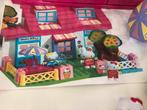 Hello Kitty Mega Blocks huis en extra’s, Kinderen en Baby's, Speelgoed | Duplo en Lego, Duplo, Gebruikt, Ophalen of Verzenden