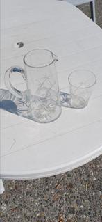 kan met glas, Antiek en Kunst, Ophalen of Verzenden