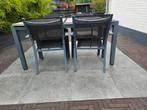 Tafel met 4 stoelen buiten, Ophalen, Gebruikt