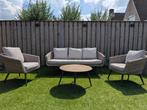 Mooie loungeset inclusief kussens naturel, Ophalen, 5 zitplaatsen, Kunststof, Gebruikt