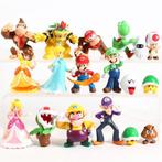 Nieuw !!  18 Super Mario poppetjes / figuren  4 ~ 7 cm, Ophalen of Verzenden, Nieuw
