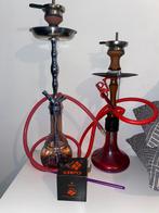 Twee shisha’s waterpijp incl kolen, Gebruikt, Ophalen of Verzenden, (Water)pijp