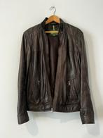 Leren jas jacket van dinkerbruin lamsleer levinsky, Bruin, Maat 48/50 (M), Ophalen of Verzenden, Zo goed als nieuw