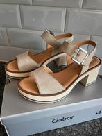 Gabor sandalen beige mt 5 / 38, Beige, Gabor, Zo goed als nieuw, Sandalen of Muiltjes