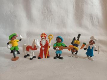 Sinterklaas met Ozosnel en zwarte Pietjes Blokker (set2) beschikbaar voor biedingen