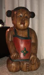 Houten Chinees beeld, Antiek en Kunst, Ophalen of Verzenden