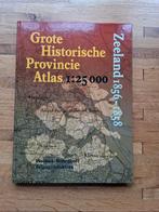 Grote Historische Provincie Atlas Zeeland 1856-1858, 2000 tot heden, Ophalen of Verzenden, Wereld, Landkaart