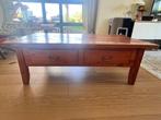 Salontafel massief hout, Huis en Inrichting, Ophalen, Gebruikt, 100 tot 150 cm, 50 tot 100 cm