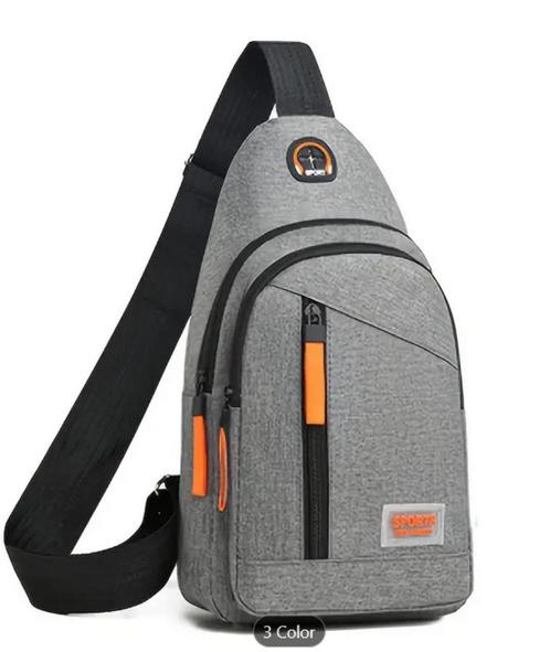 Nieuwe Prachtige 2-layer CROSSBODY BAG grijs of zwart, Sieraden, Tassen en Uiterlijk, Tassen | Schoudertassen, Nieuw, Verzenden