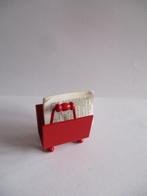 poppenhuis lectuurbak metaal rood, Ophalen of Verzenden, Zo goed als nieuw, Decoratie