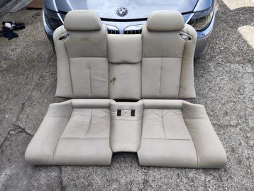 Achterbank / Leder/ Cream BMW E63/ 6-serie (2006) beschikbaar voor biedingen