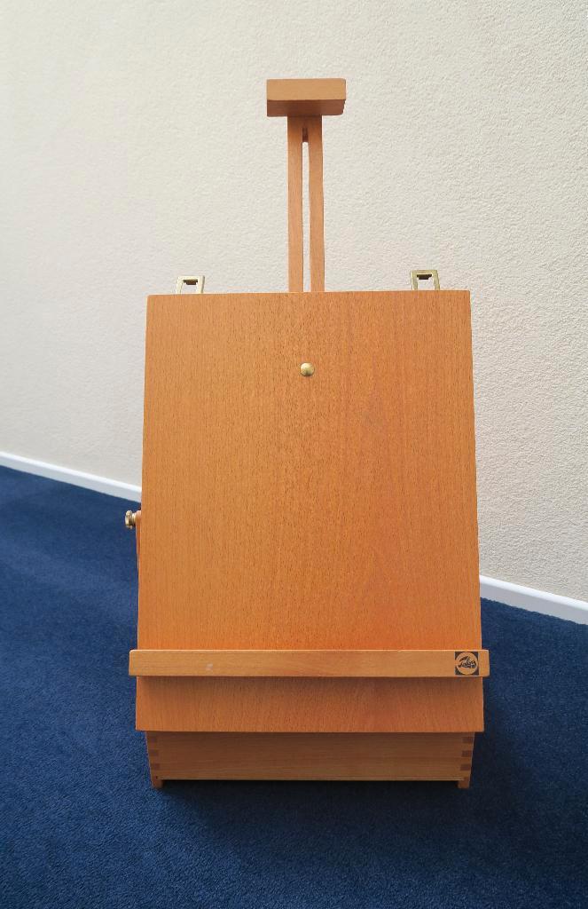 Talens houten schildersezel tafelmodel met lade zgan, Hobby en Vrije tijd, Schilderen, Zo goed als nieuw, Ezel, Ophalen of Verzenden
