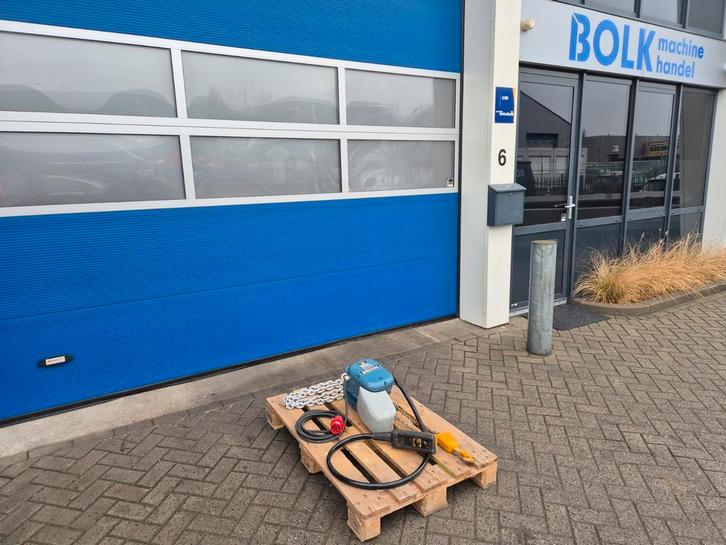 DEMAG 500KG Elektrische takel 380V ketting 4 meter lang, Doe-het-zelf en Verbouw, Lieren en Takels, Gebruikt, Elektrisch, Ophalen of Verzenden