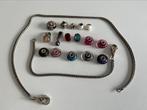 Verzameling (15 stuks) Trollbeads incl. ketting en armband, 4 bedels of meer, Ophalen of Verzenden, Zo goed als nieuw, Trollbeads