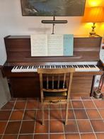 Mooie originele Dietmann piano te koop (incl. piano stoel), Ophalen, Gebruikt, Bruin, Piano