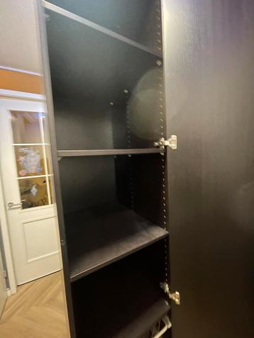 Ikea pax hoge Kast met Planken en mandjes - afbeelding 3