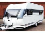 Hobby De Luxe 460 LU 2021 Mover Voortent TV enkele bedden!, Caravans en Kamperen, Rondzit, Hobby, Overige typen, 5 tot 6 meter