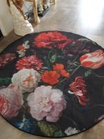 Vloerkleed - 180 cm - Bloemenprint, Huis en Inrichting, Ophalen, Gebruikt, 150 tot 200 cm, Rond