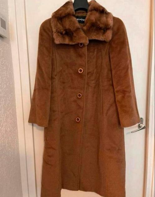 Bont ~ jas met Chinchilla bont kraag, Kleding | Dames, Jassen | Winter, Zo goed als nieuw, Maat 38/40 (M), Verzenden