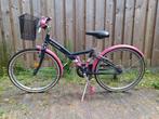 Blauw/Roze meisjesfiets B'twin 24 inch, Fietsen en Brommers, Fietsen | Meisjes, Ophalen, Handrem, BTWIN, Gebruikt