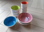 IKEA schaaltjes 4 verschillende maten met leuke kleuren, Keramiek, Ophalen of Verzenden, Zo goed als nieuw, Kom(men)