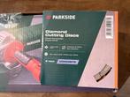 Parkside haakse slijper + 2 diamant slijpschijven – NIEUW, Doe-het-zelf en Verbouw, Ophalen of Verzenden, Nieuw, 1000 watt of meer