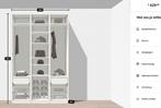 IKEA PAX kledingkast 150x60x236 cm, Gebruikt, 200 cm of meer, 150 tot 200 cm, Eikenhout