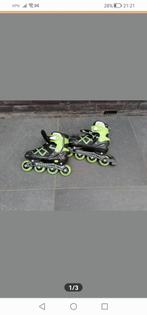 Inline Skates - Zwart/Groen, Overige merken, Kinderen, Ophalen of Verzenden, Inline skates 4 wielen