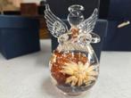 Prachtige kristallen kerst engel - met bloemen inpandig, Ophalen of Verzenden, Zo goed als nieuw