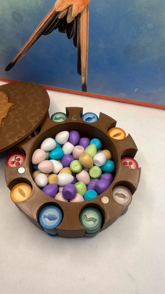 Wingspan 10vaks voedsel/ei opberger, Hobby en Vrije tijd, Gezelschapsspellen | Bordspellen, Nieuw, Ophalen of Verzenden