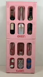 2 x roze kunststof Evian kratten stapelbaar, Ophalen, Huis en Inrichting