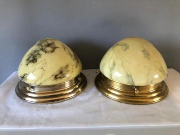 Set Art Deco plafonnières beschikbaar voor biedingen