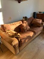 Comfortabele bank - gebruikt, met krabsporen, Ophalen, Gebruikt, Driepersoons, 75 tot 100 cm