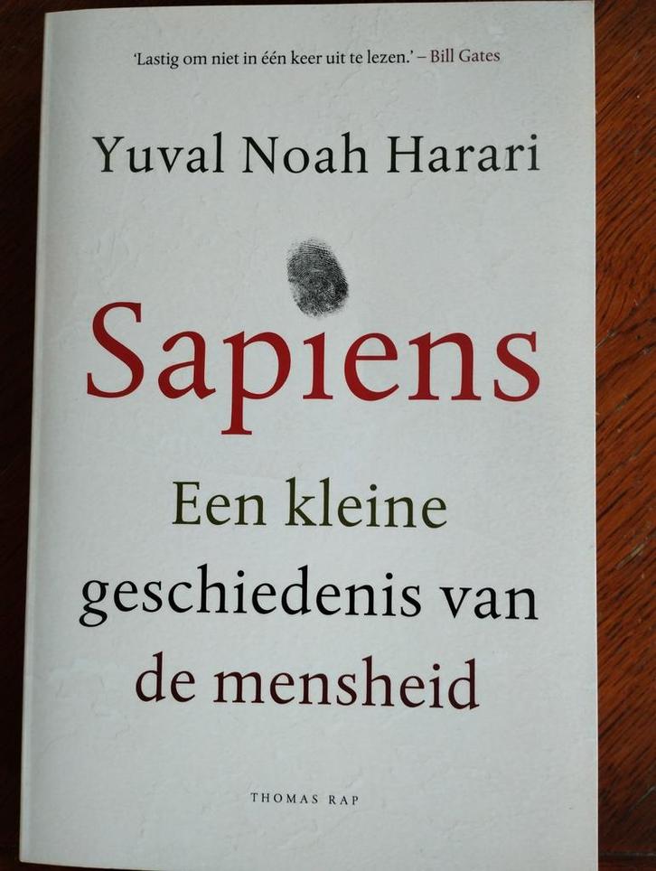 Sapiens - Yuval Noah Harari - ZGAN, Boeken, Geschiedenis | Vaderland, Zo goed als nieuw, Ophalen of Verzenden