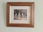 Prent van 2 foxhounds naar een schilderij van Heywood Hardy, Ophalen of Verzenden