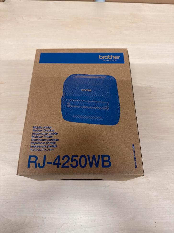 Brother RJ-4250WB Mobiele Labelprinter - Nieuw!, Computers en Software, Printers, Nieuw, Printer, Thermo-printer, Zwart-en-wit printen