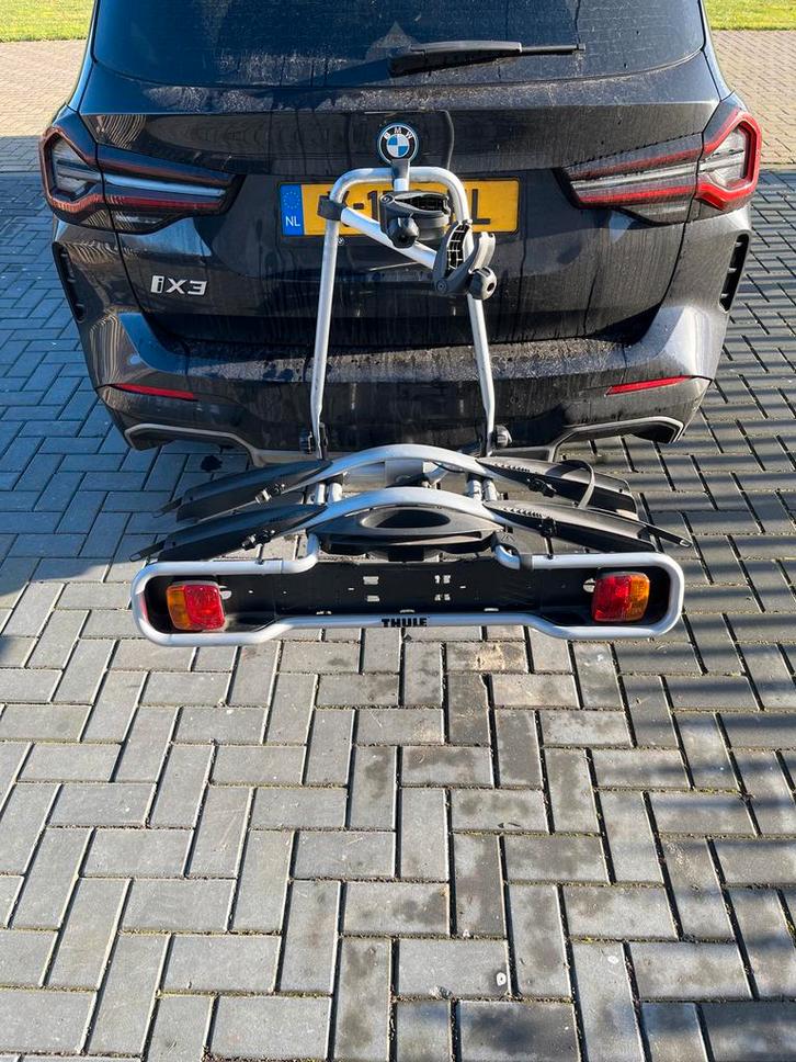 Thule Fietsendrager voor Trekhaak - 2 Fietsen, Auto diversen, Fietsendragers, Gebruikt, Trekhaakdrager, 2 fietsen, Brede banden