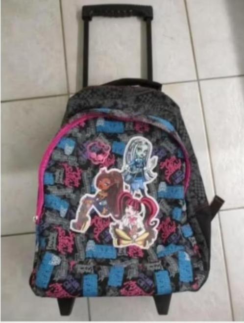 MONSTER HIGH RUGTAS/TROLLY haast als NIEUW, Kinderen en Baby's, Speelgoed | Overig, Zo goed als nieuw, Jongen of Meisje, Ophalen of Verzenden