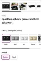 dubbele wasbak, Huis en Inrichting, Ophalen, Nieuw