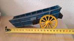 Aanhanger gietijzer Hubley Toys, Kenton paardenwagen ca.1900, Antiek en Kunst, Ophalen of Verzenden