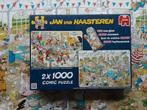 Jan van Haasteren 2x 1000st ZEEBANKET / TAARTEN TOERNOOI com, Ophalen, 500 t/m 1500 stukjes, Zo goed als nieuw
