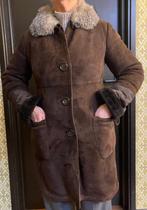 BOGNER d.bruine lammy coat met zilvervos kraag 40, Kleding | Dames, Jassen | Winter, Maat 38/40 (M), Bruin, Bogner, Ophalen of Verzenden