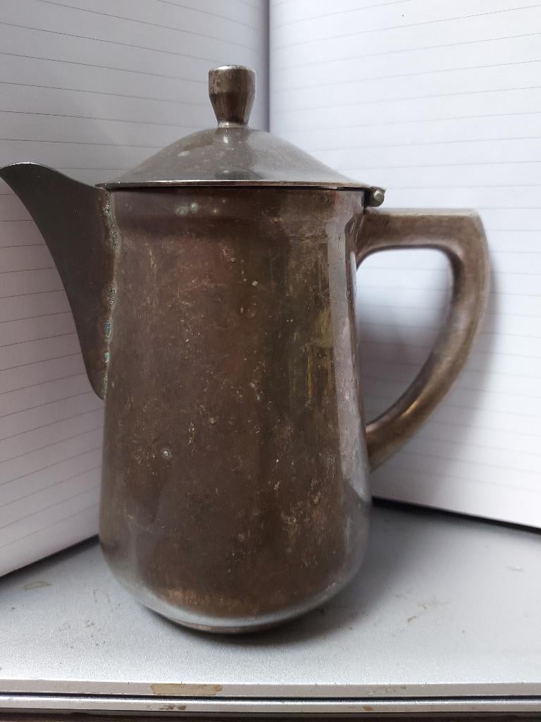 Tinnen kannetje 2e Wereldoorlog Duitse leger., Antiek en Kunst, Antiek | Tin, Ophalen of Verzenden