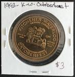 Canada - Ontario 1993 - Kitchener - Waterloo Oktoberfest, Verzenden, Noord-Amerika, Losse munt