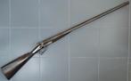 Antiek Engels dubbelloops hagel geweer kal 12 zwartkruit, Ophalen of Verzenden